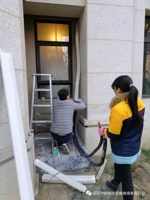 专业安装，安心享受——供销社格力中央空调安装服务圆满竣工纪实